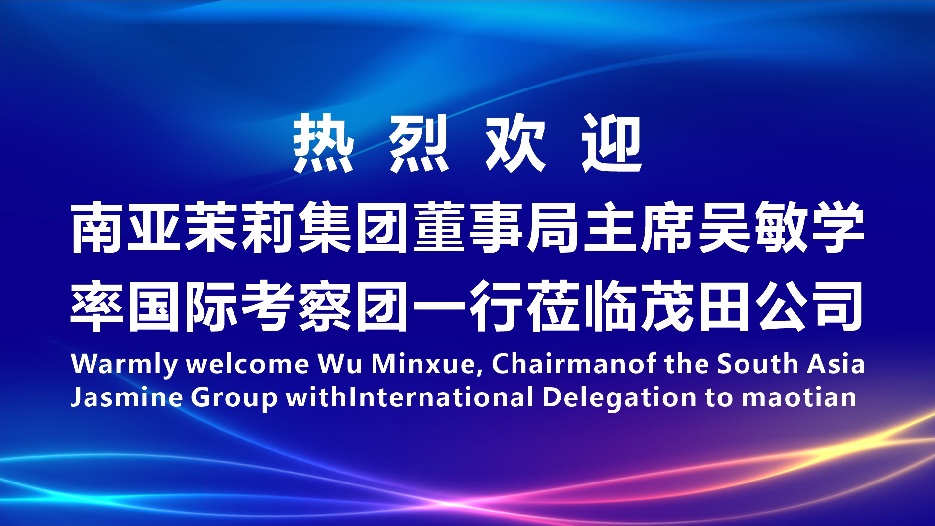 有朋自远方来,不亦乐乎 | 南亚茉莉集团董事局主席吴敏学率国际考察团一行莅临茂田公司